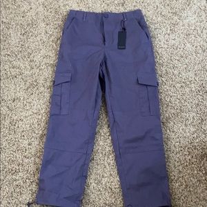 Purple cargo/worker pants